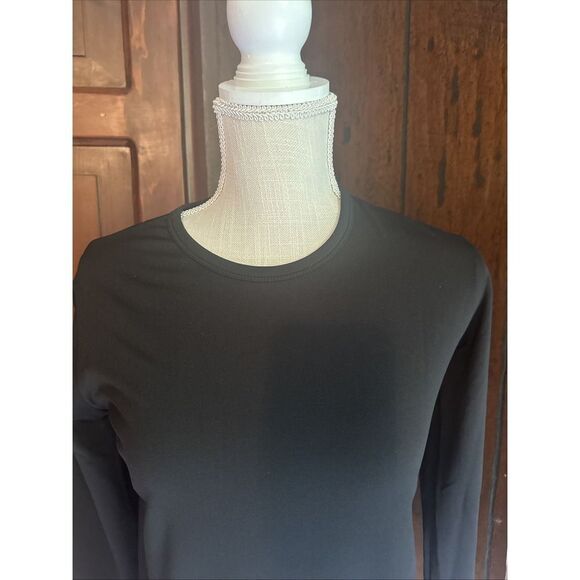 Thermajane Womens Base Layer Shirt Size Medium Crew Neck Long Sleeve - Fleece - Picture 2 of 3
